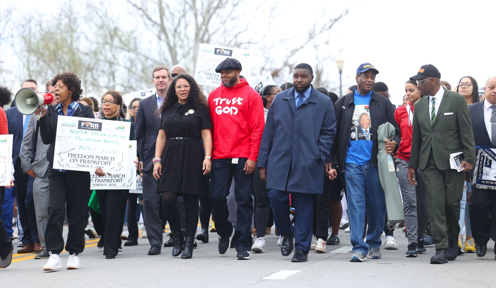 March on Frankfort commemorates 60th anniversary of Freedom March in Kentucky